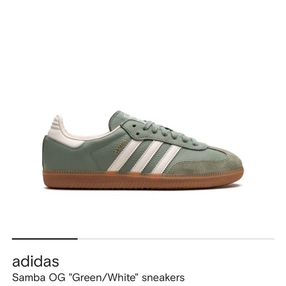 adidas Shoes - Adidas Samba OG in Olive and Cream